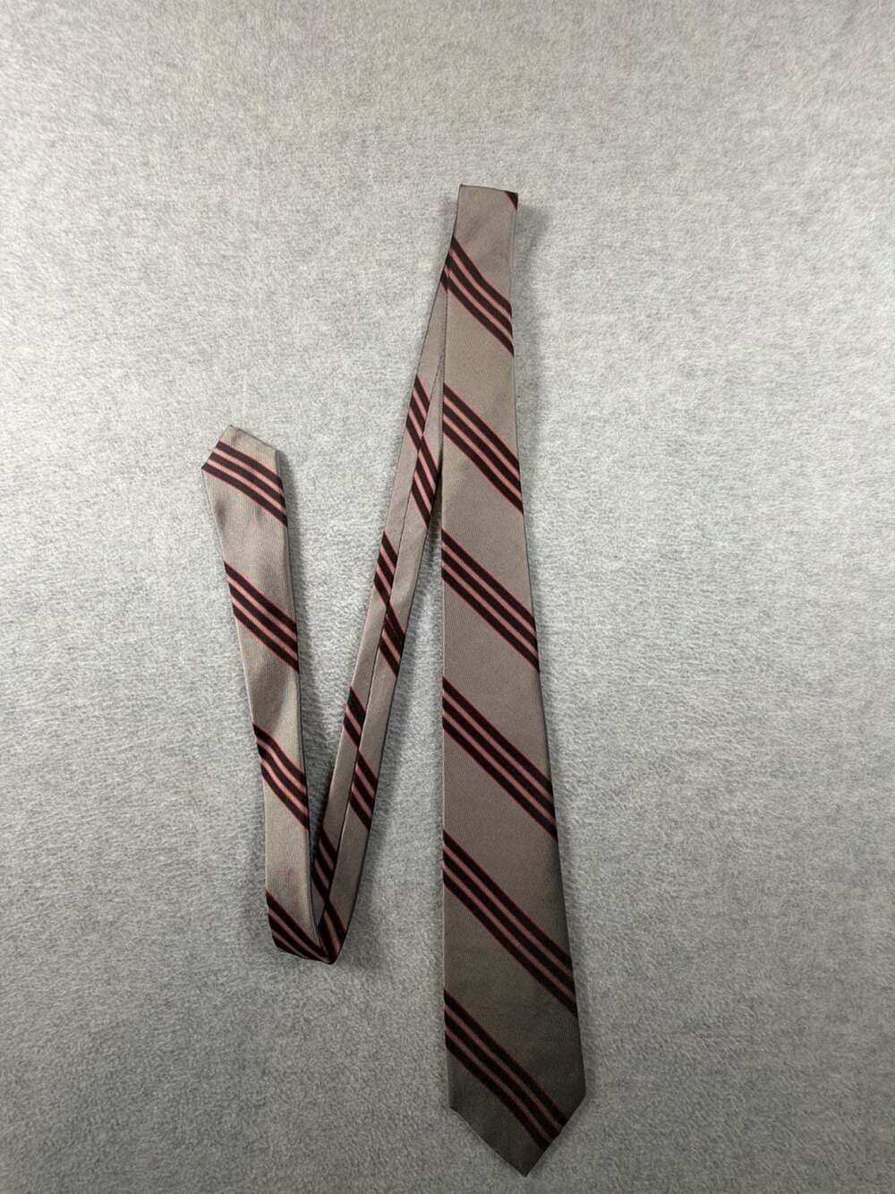 Dudley Hillsdale Hand Made by Talbott All Silk Striped Necktie